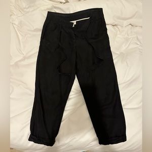 Aritzia Wilfred linen black pant